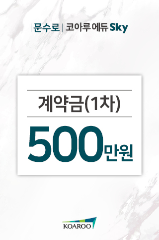 문수로 코아루 에듀스카이 분양 안내